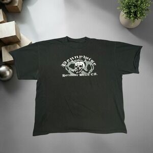 Vintage Pennywise Hermosa Beach CA Band T-Shirt Black Y2K Skater Graphic Tee